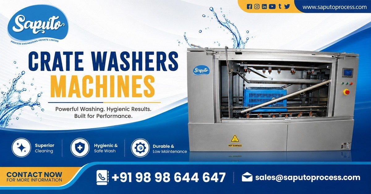 Crate Washers Machine in Rajasthan