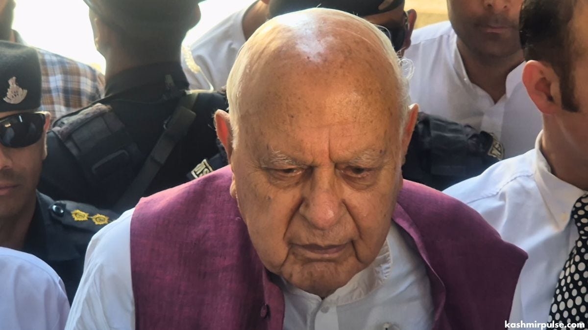 Farooq Abdullah accuses Er Rashid of being Centre’s agent