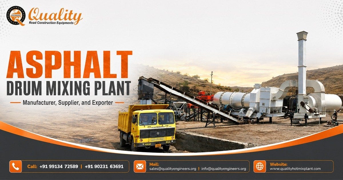 DM 45 Asphalt Drum Mixing Plant in Europe