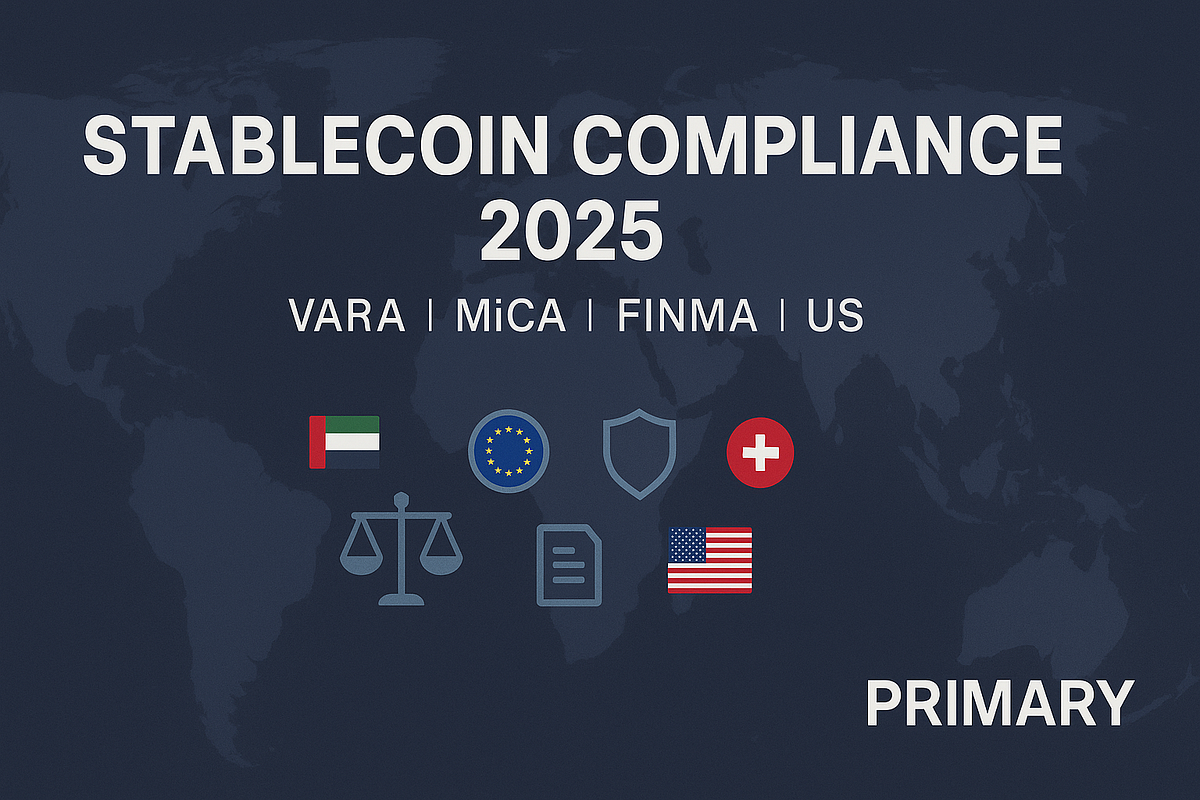 Part 1: Stablecoin Compliance: VARA | MiCA | FINMA | US | by Beyondi |  Beyondi | The Web3 Company