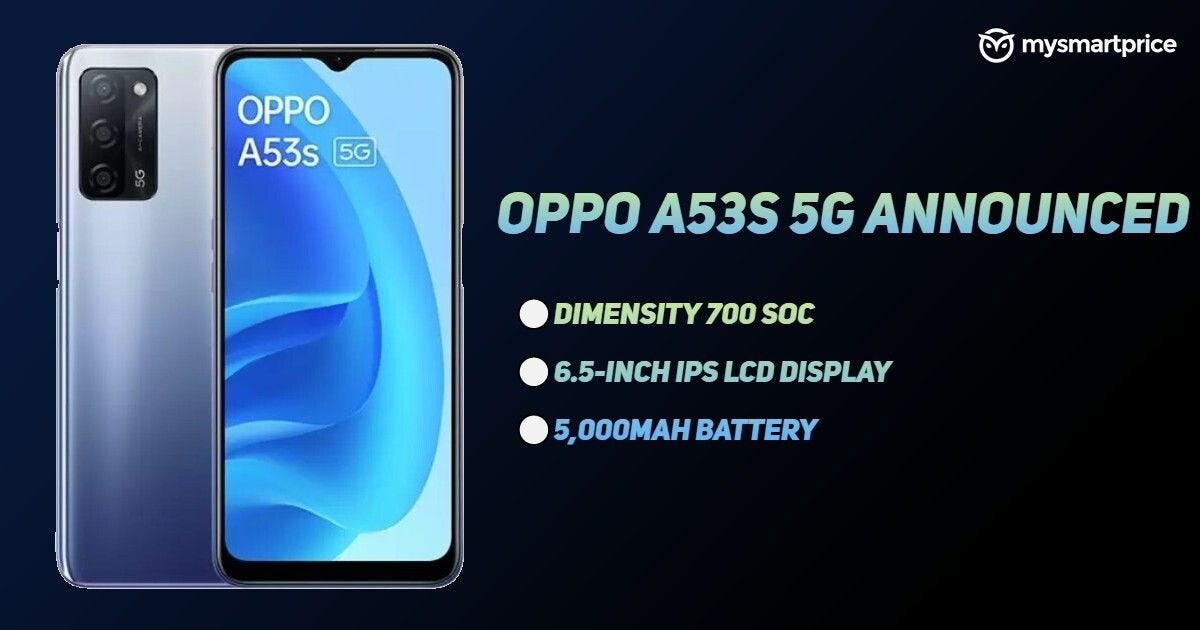 oppo a53s mobile 5g