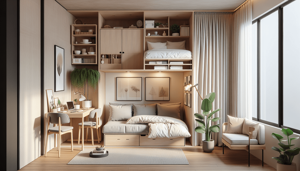 Small Studio Apartment Design Ideas for Effortless Style by Serenity