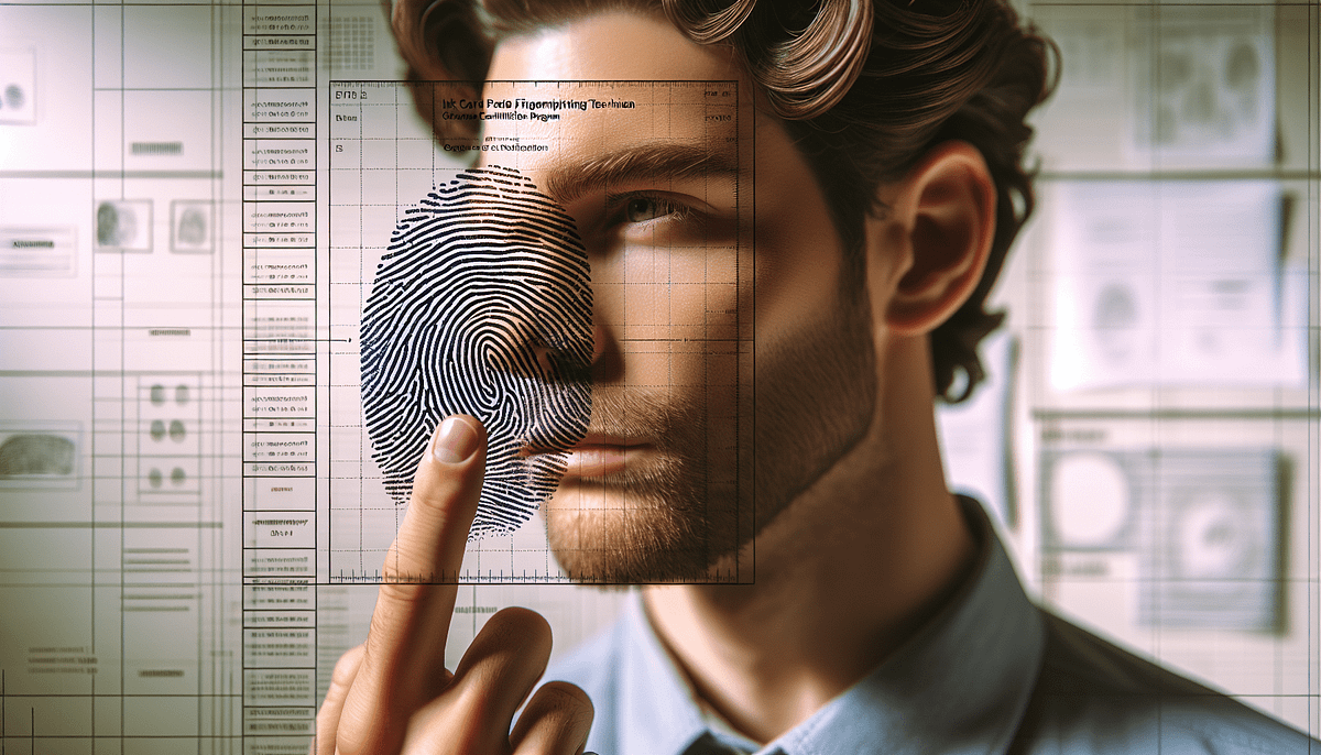 Ink Card Fingerprinting Technician Certification Program by National Live Scan Association