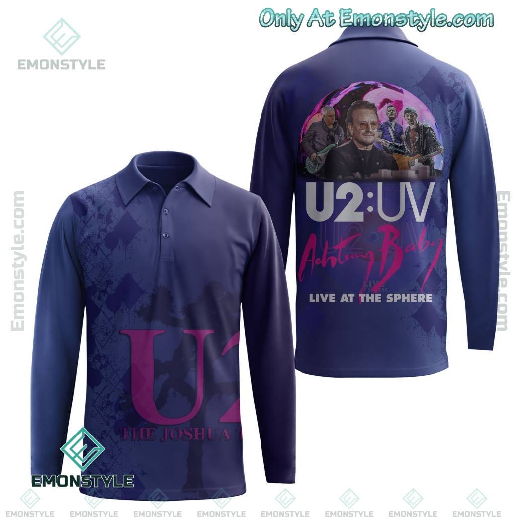 U2 UV Achtung Baby Live at The Sphere 3D Polo Long Sleeve Shirt | by  Emonstyle Clothes | Jan, 2024 | Medium