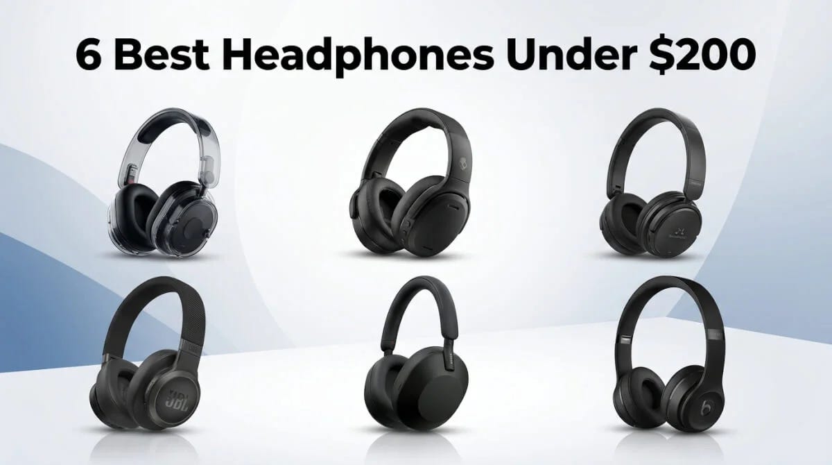 6 Best Headphones Under $200 in 2026: Wireless and Noise-Cancelling Picks — FirstPick247
