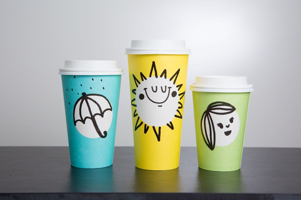 Starbucks Releases Eco-Friendly Hot & Cold Cups That Look Exactly