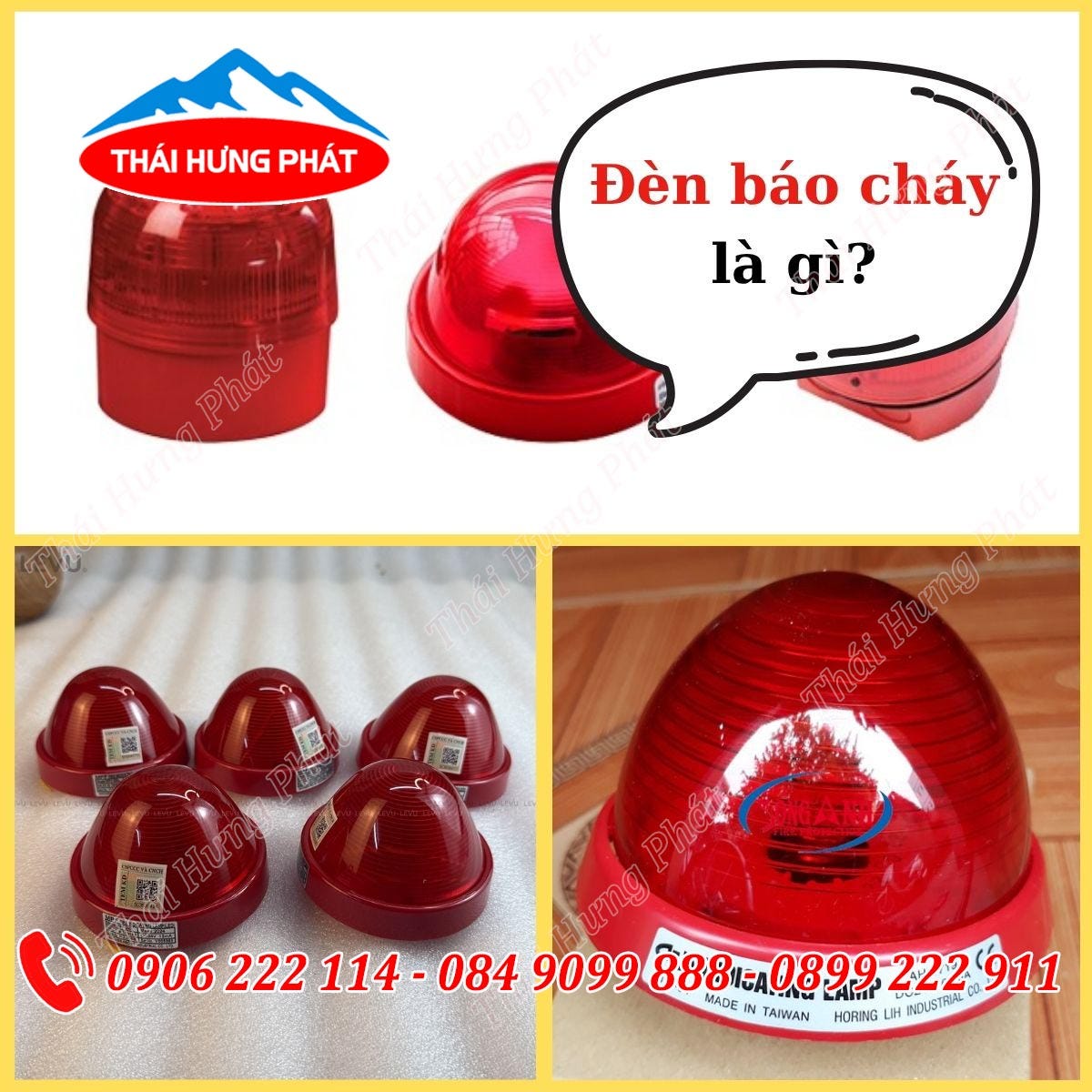 Tìm hiểu về đèn báo cháy trong hệ thống PCCC hiện nay