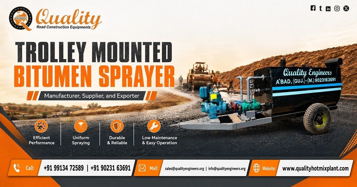 Trolley Mounted Bitumen Sprayer in Tamil Nadu