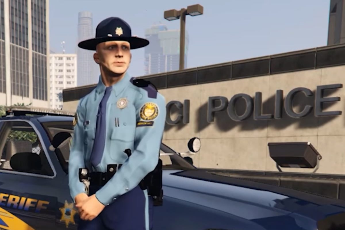 Retired Cop Is Going Viral On Twitch With His Hilarious GTA V Character —  Sheriff Eli Thompson | by InfluencerCollective | Medium