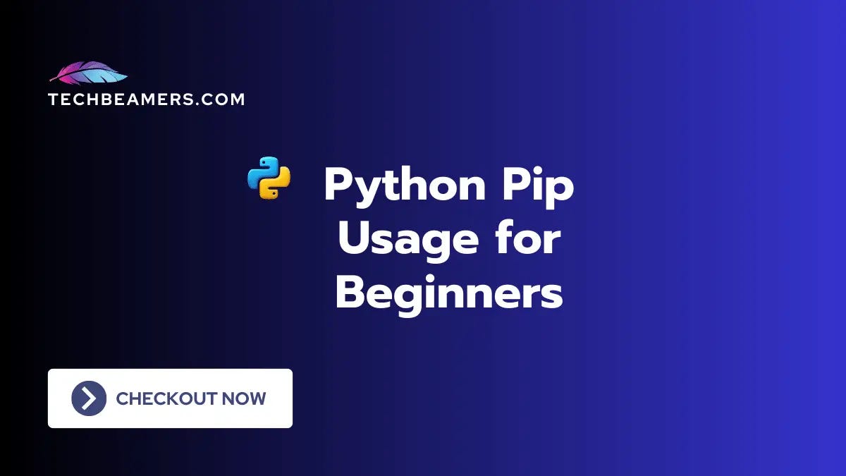 Python Pip Utilization Overlaying Important Instructions With Examples ...