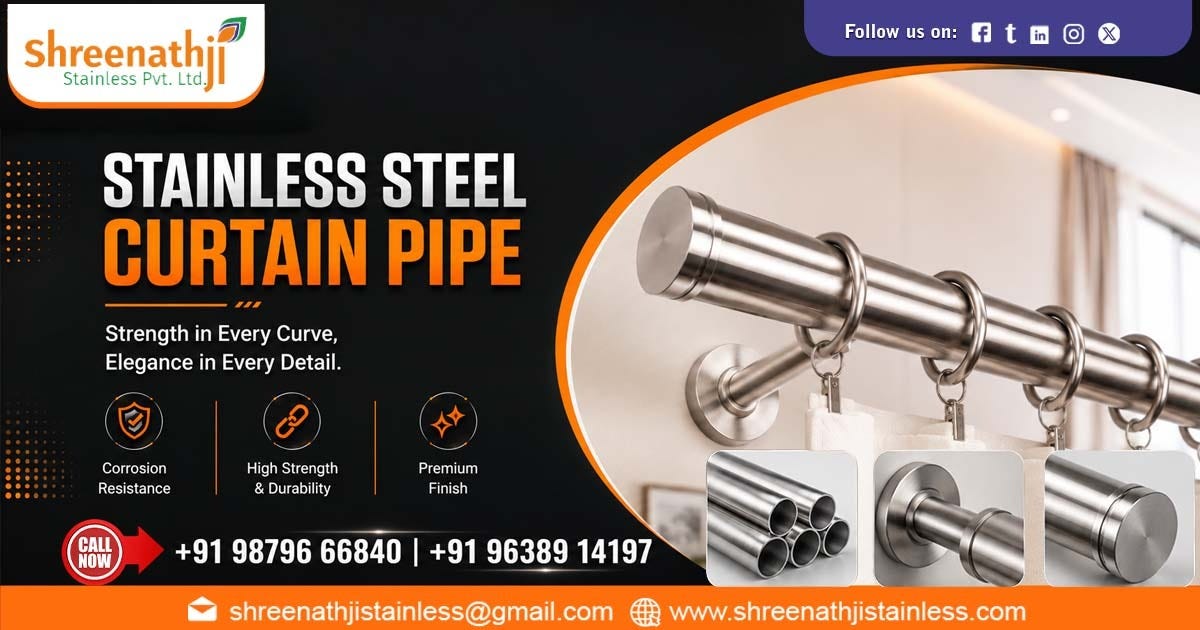 Commercial and Residental Curtain Pipes Manufacturer & Supplier in Andhra Pradesh