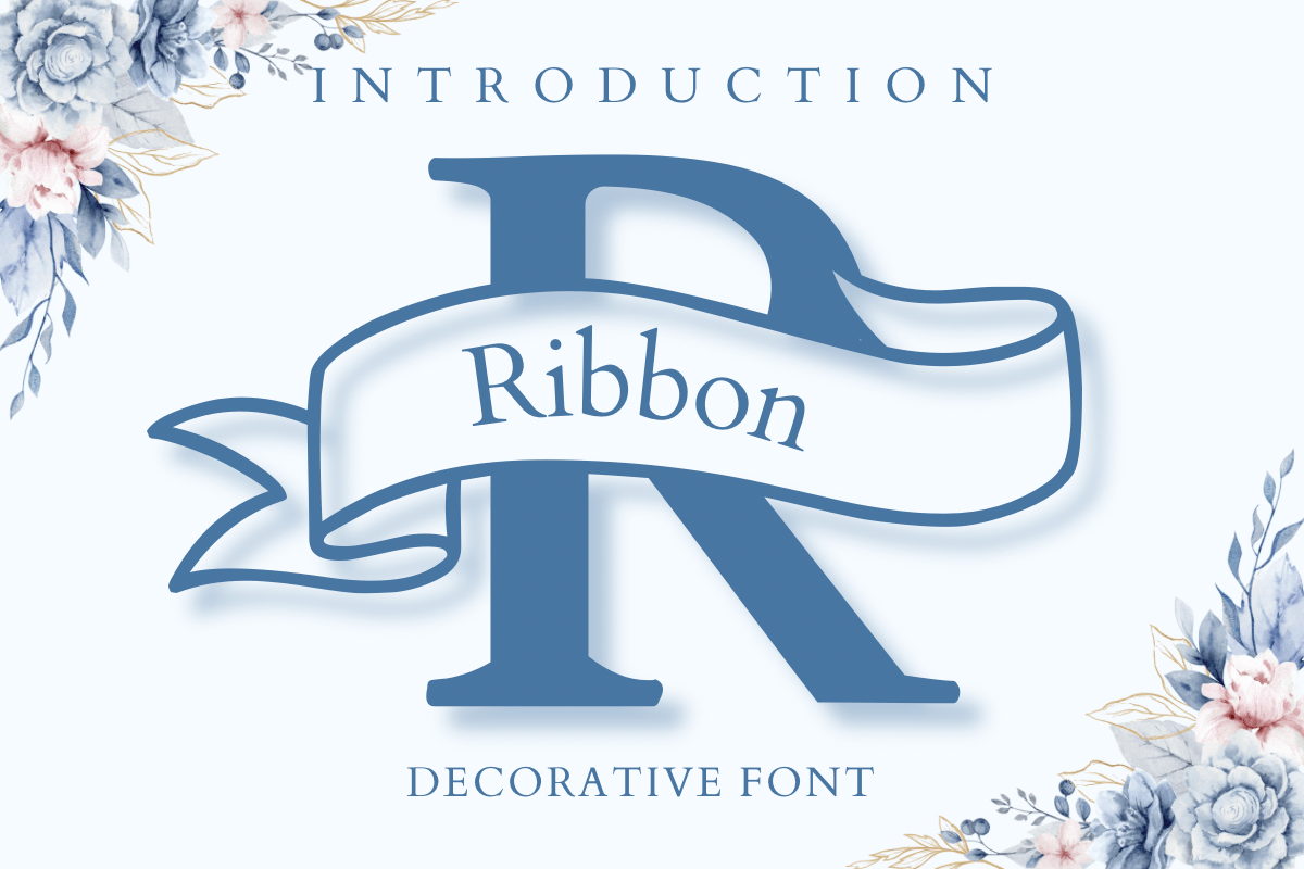 Ribbon Font Free - Vortexvisions - Medium