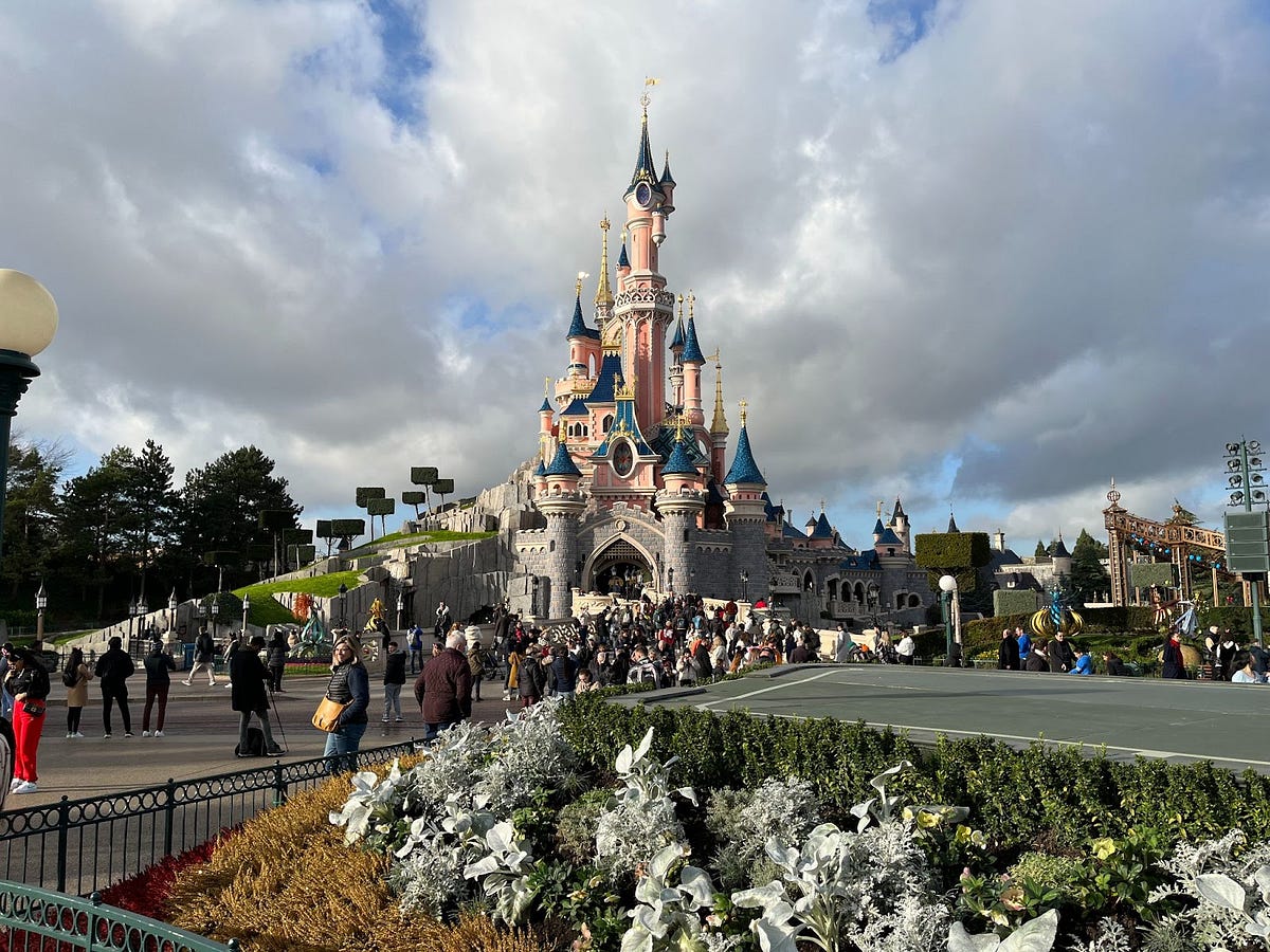 An American Mouseketeer In Disneyland Paris by Carl J. Petersen Medium