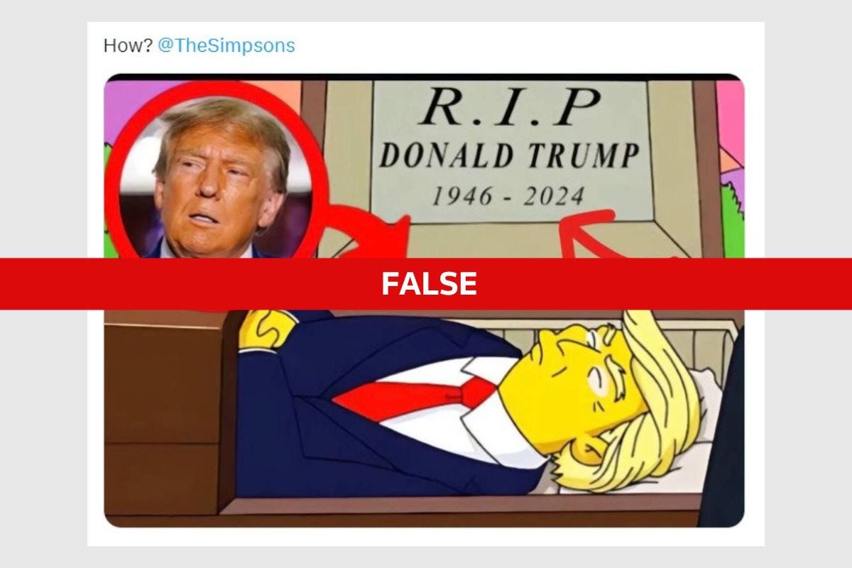 Shooting on Donald TRUMP Simpson prediction by Story Scribe Jul, 2024 Medium
