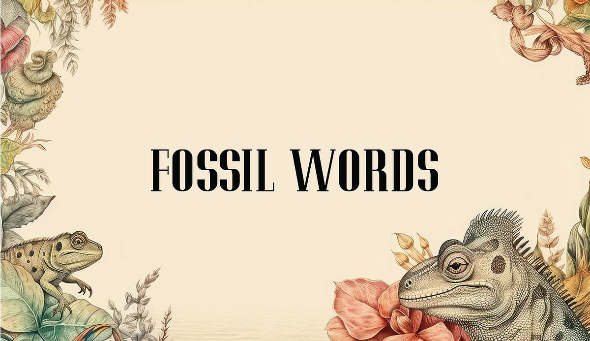 These Lovely “Fossil Words” Are Hiding in Plain Sight by Jack