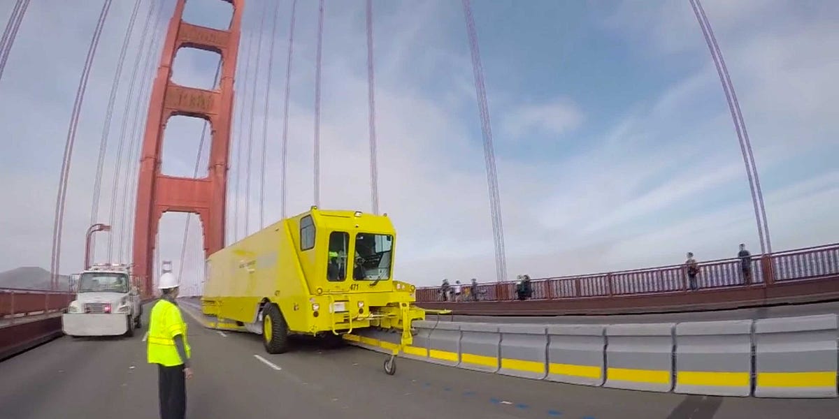 You Need to Watch The Golden Gate Bridge Zipper In Action — The Bold Italic — San Francisco