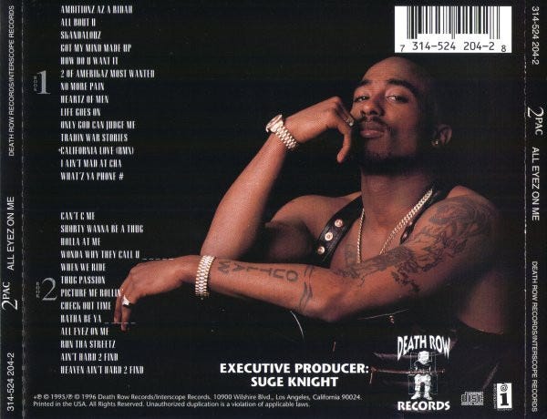 Revisiting 2Pac's “All Eyez On Me” | by Wayne Maye | Medium