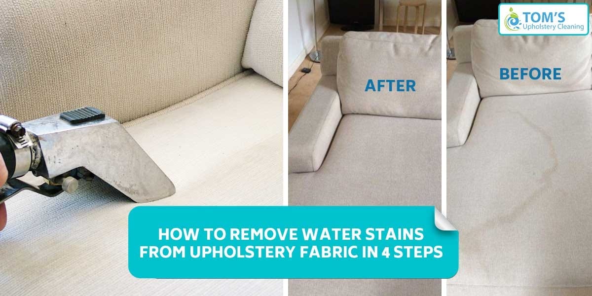 How To Remove Water Stains From Upholstery Fabric in 4 Steps by Toms