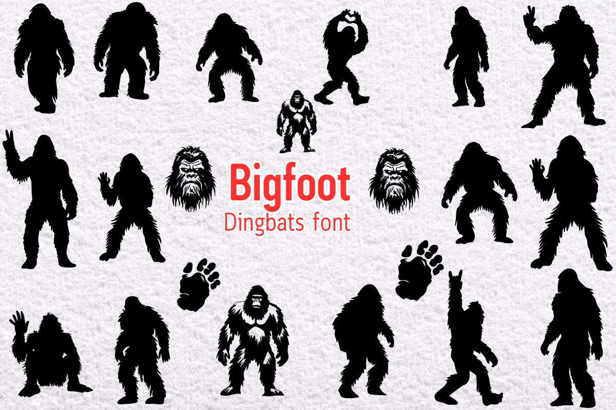 Bigfoot Dingbats Font 