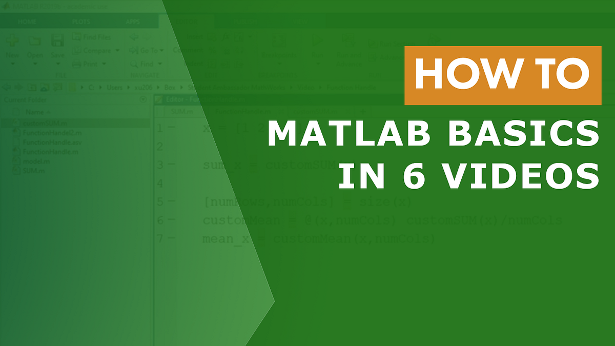 6 Popular “How-To” Videos to Learn MATLAB | by MathWorks Editor ...