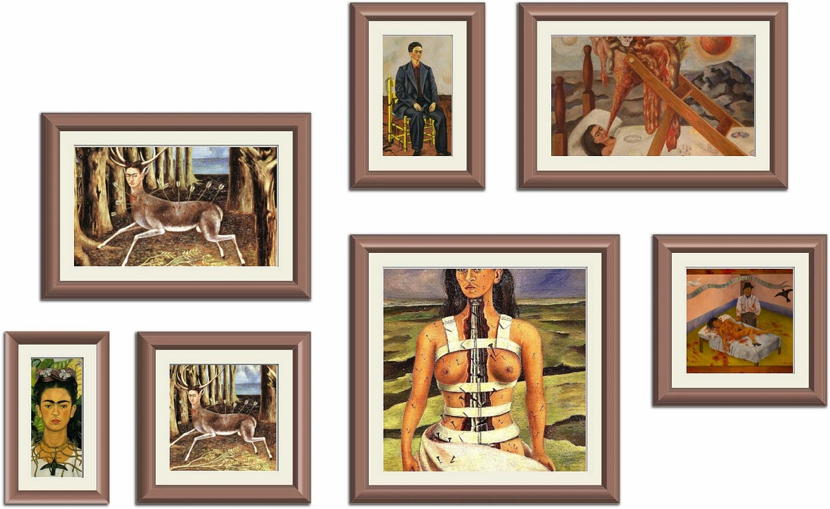 Frida kahlo famous paintings online