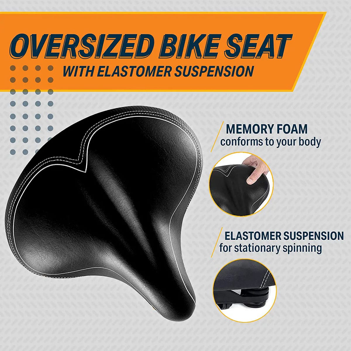 oversized bike seat