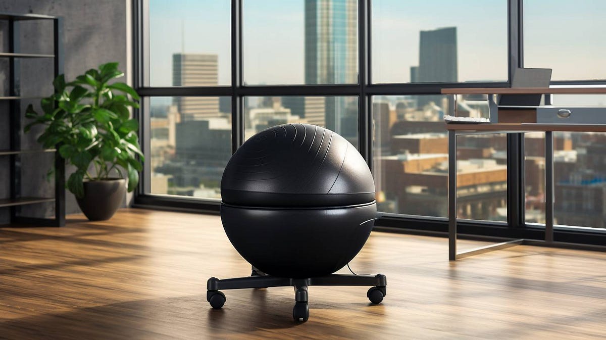 Exercise Ball Office Chair Pros, Cons, and How It Can Transform Your Workspace by TPJ Medium