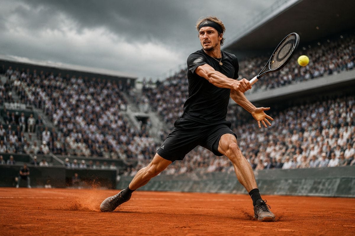 Zverev’s Forehand Is the Weak Link Roland Garros Keeps Finding