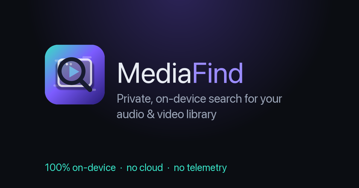 The on-device indexing architecture — MediaFind blog
