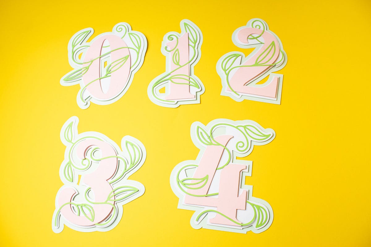 Spring Numbers 0–9 (Spring 3D SVG Crafts) | by Vectorval | Apr, 2024 ...