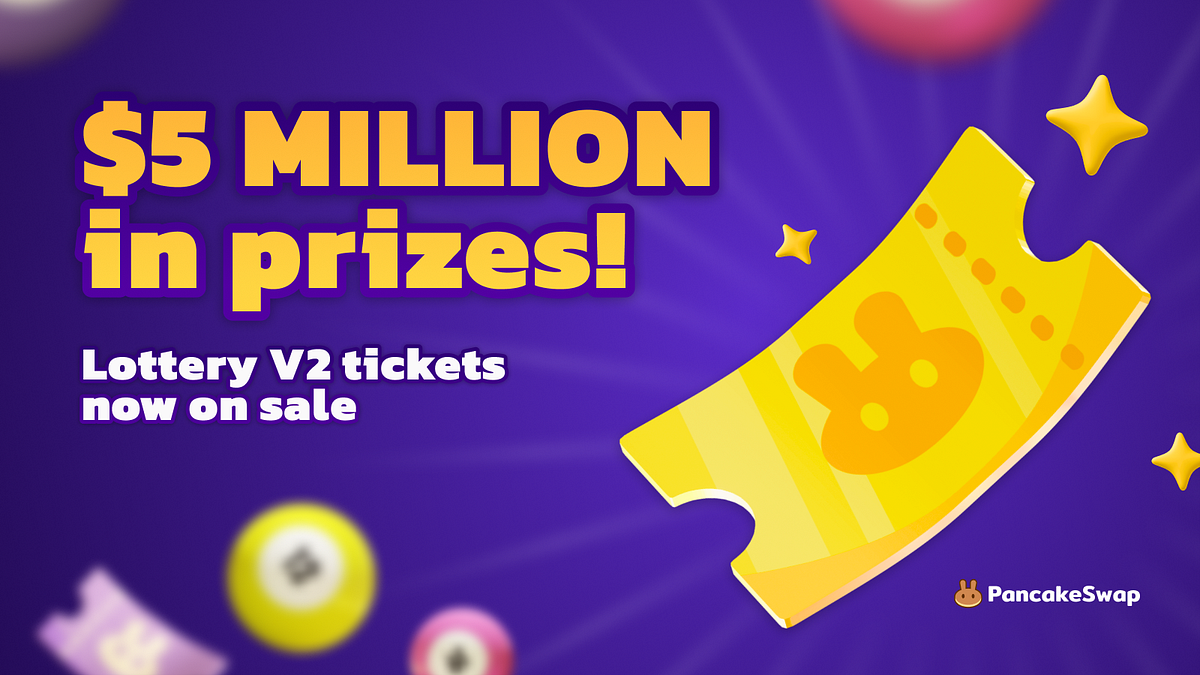 It’s BACK! PancakeSwap Lottery V2 Kicks Off with a Massive 5M+ in CAKE