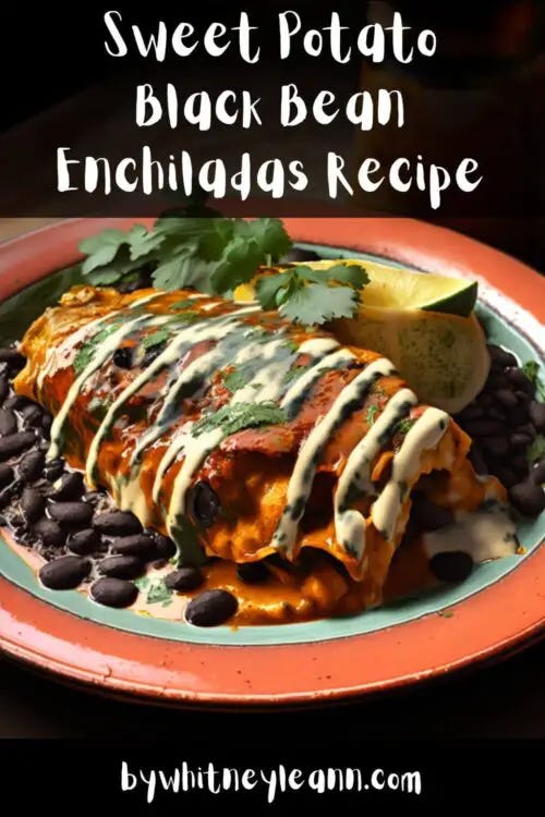 Sweet Potato Black Bean Enchiladas Recipe by Bywhitneyleann Medium