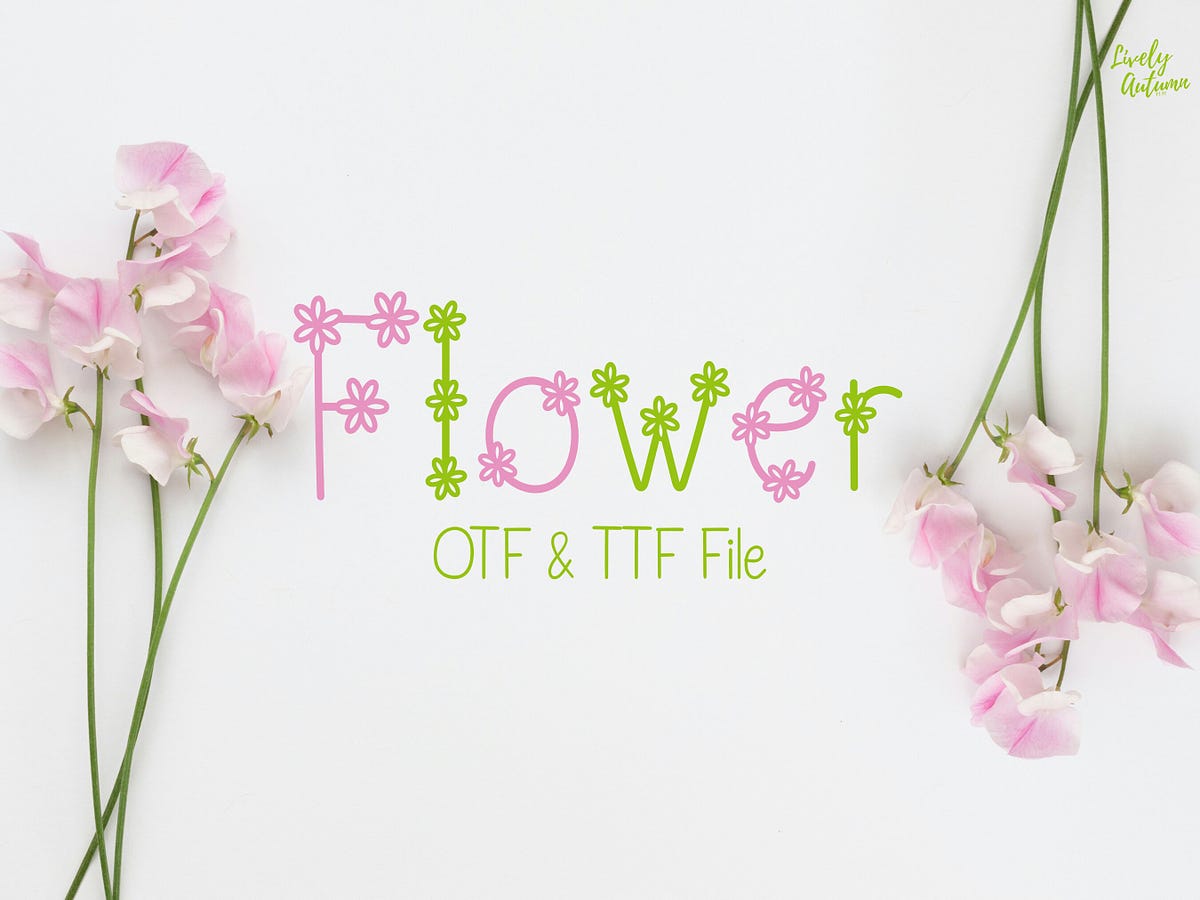 Flower Font Otf 