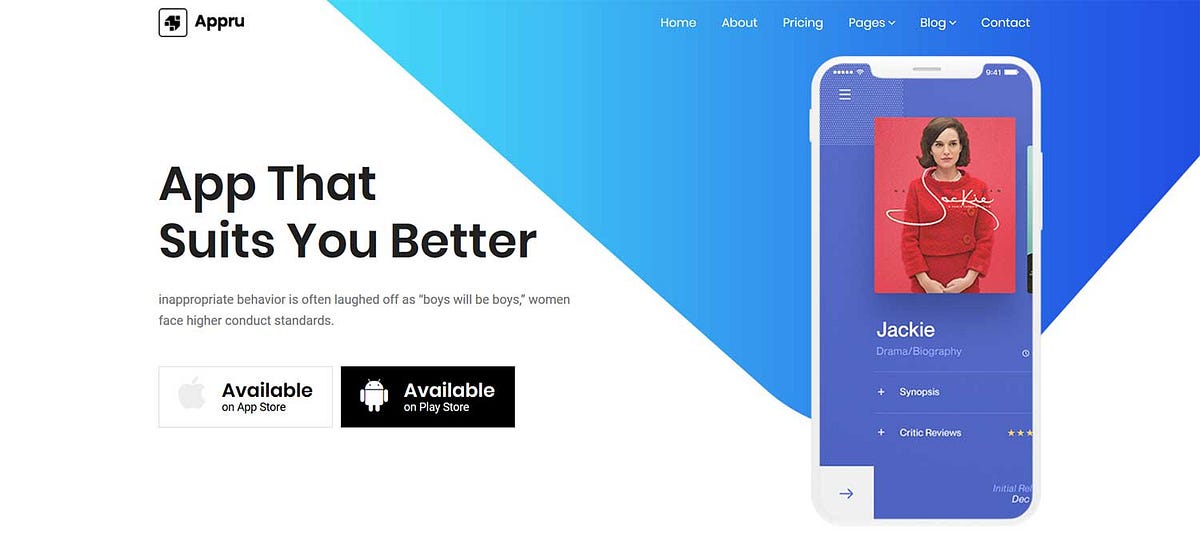 Top Mobile App Website Templates For A Stunning Online Presence