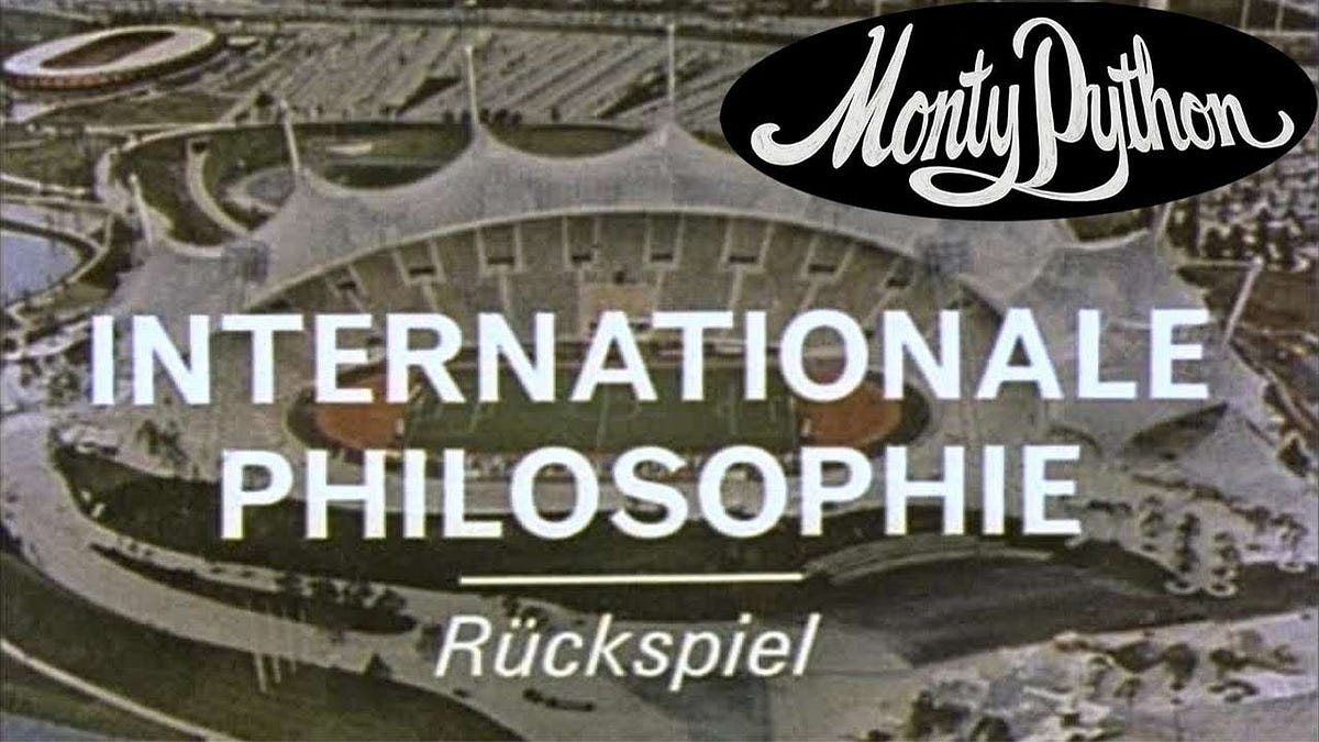 Monty Python: The Philosophers’ Football Match - tiptuber - Medium
