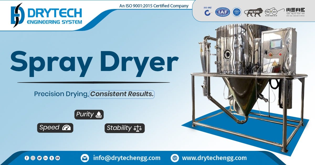 Fully Automatic Spray Dryer in Madhya Pradesh