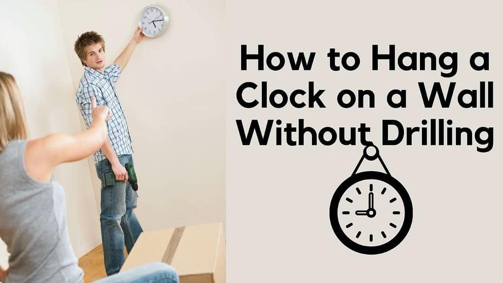 hang clock without nails