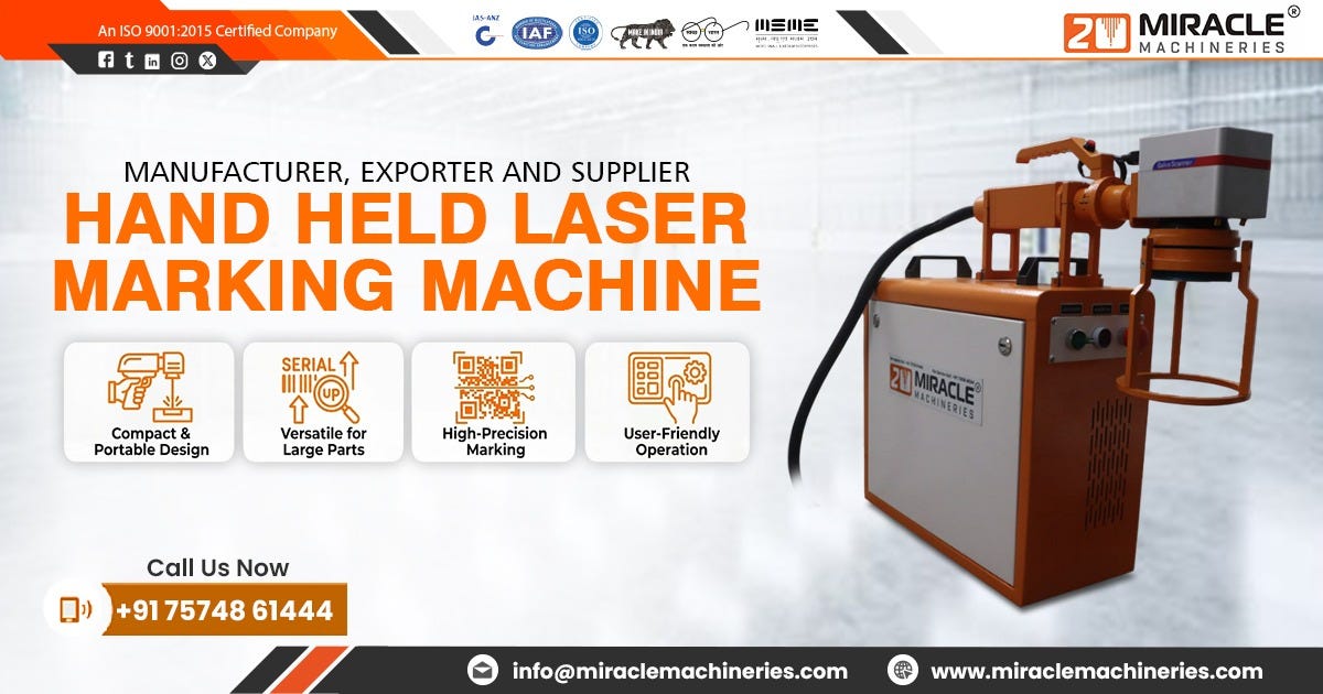 Hand Held Laser Marking Machine in Assam