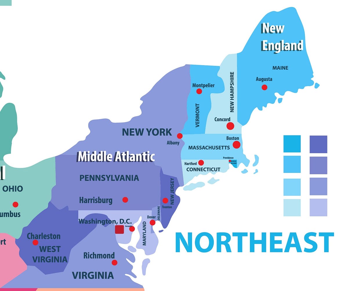 The Road To 270 The Northeast. to my new mini series The road… by Jade Thea Kleeh