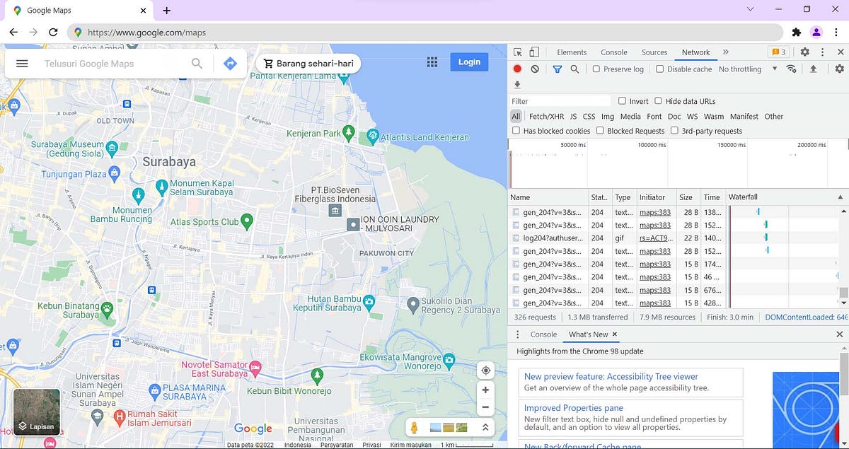 V RIFIER L ITIN RAIRE ET LES INFORMATIONS SUR LE LIEU DANS CHROME visual data 7