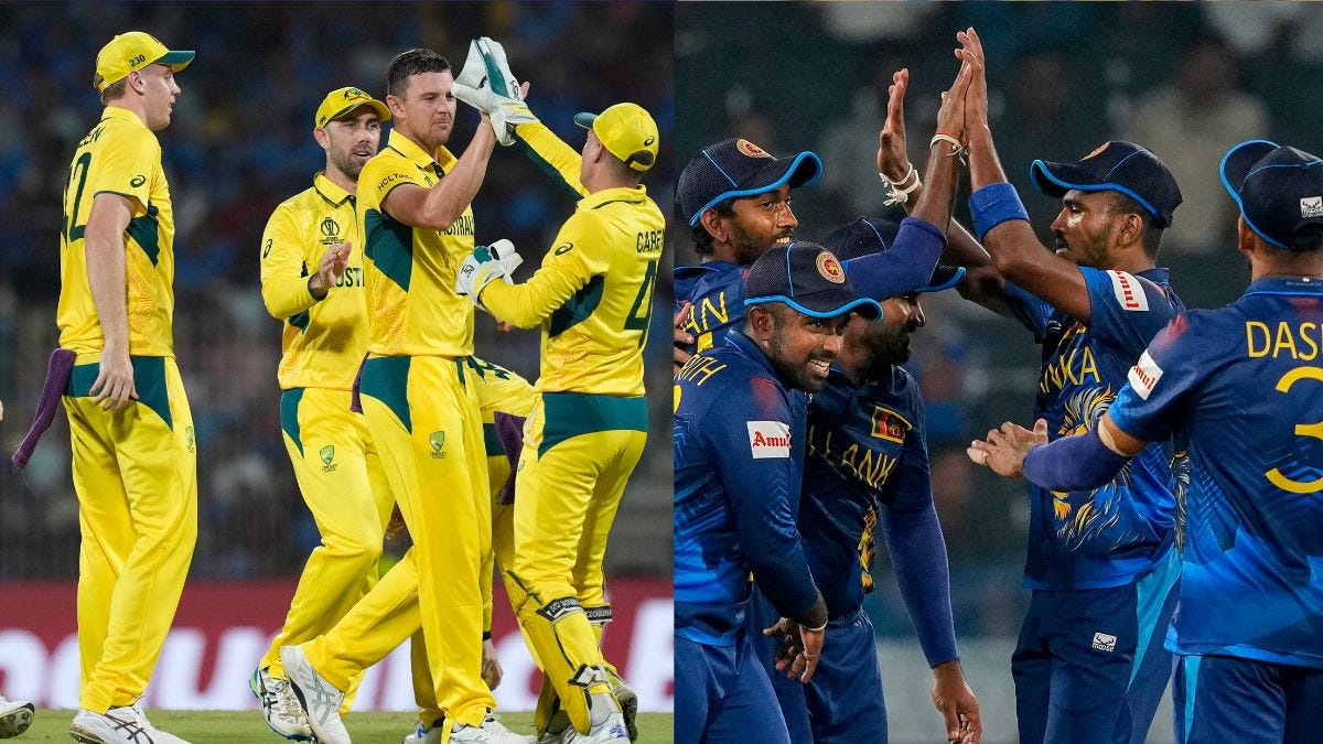 ICC World Cup 2023: Sri Lanka all out for 209 against Australia