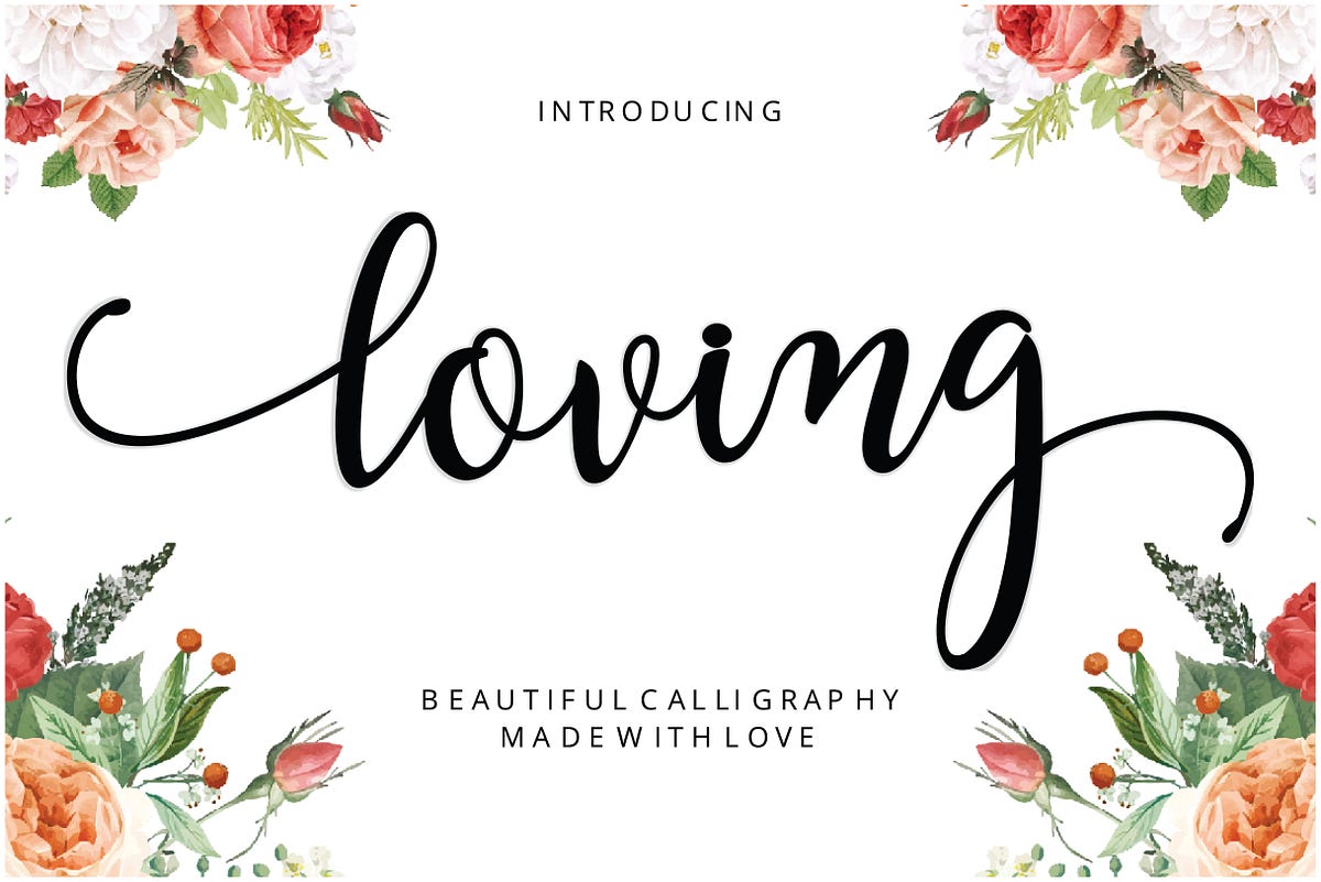 Loving Font - Cyberceleste - Medium