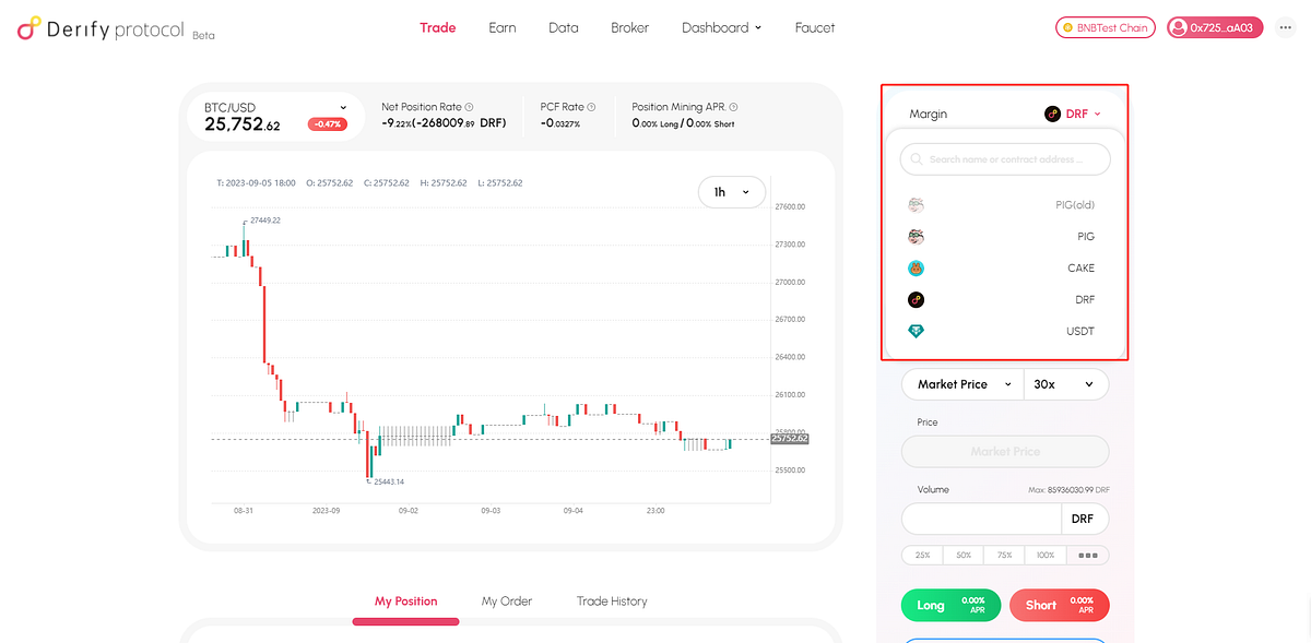 Bind my broker code on Derify - DerivationLab - Medium