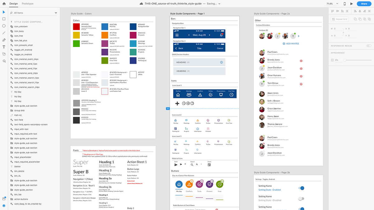 An Adobe XD Style Guide and Design System, by Jason James