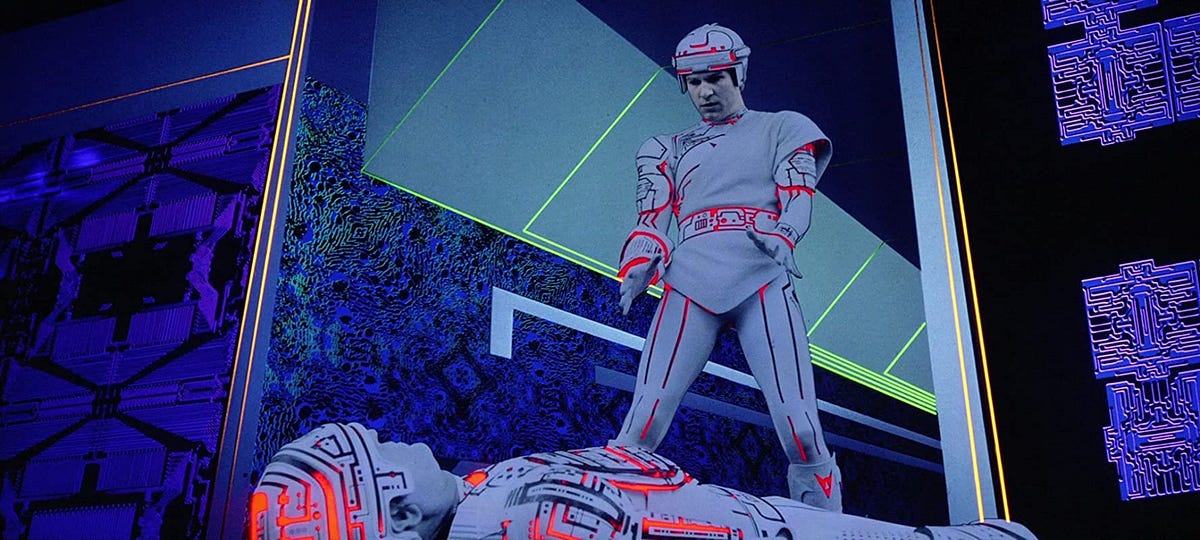 Movie Review: Tron (1982). Tron is definitely more interesting… | by  Patrick J Mullen | As Vast as Space and as Timeless as Infinity | Medium