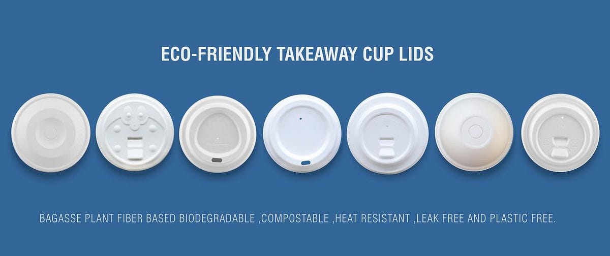 How to reduce plastic waste caused by disposable paper cup lids | by ...