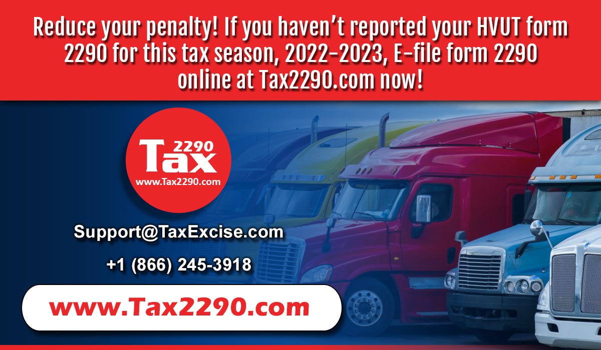 E-file Form 2290 at Tax2290.com and reduce your penalties! | by ThinkTrade  Inc. | Medium