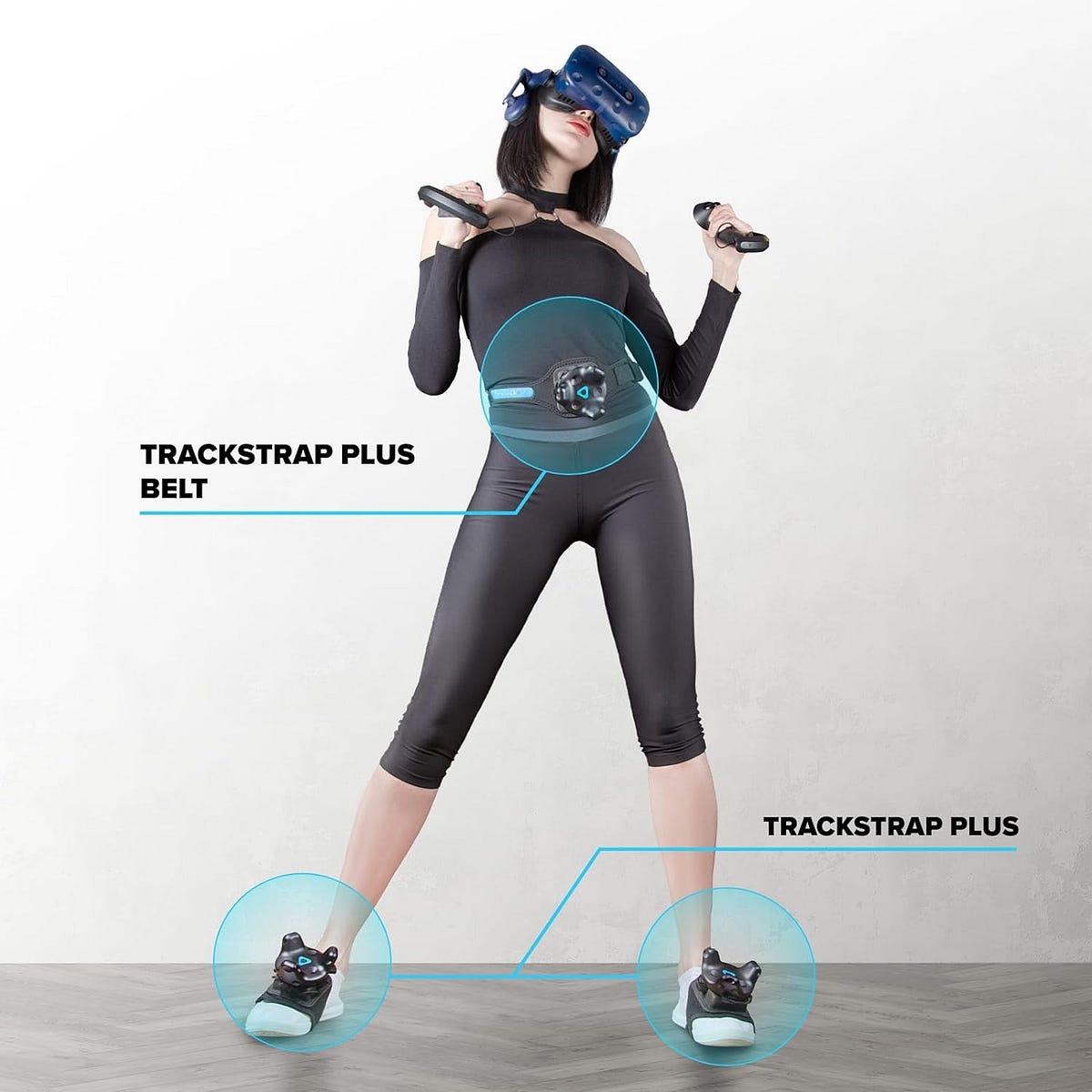 Rebuff Reality TrackStrap Plus + USB Hub - VR Full Body Tracking Battery Extension