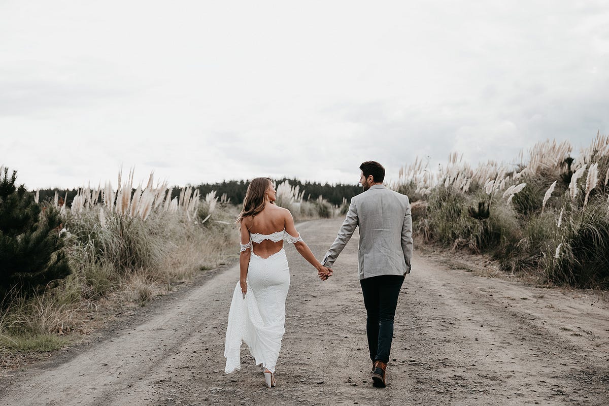 Lola in the Paloma Gown. An intimate seaside elopement in NZ | by Grace  Loves Lace | Medium