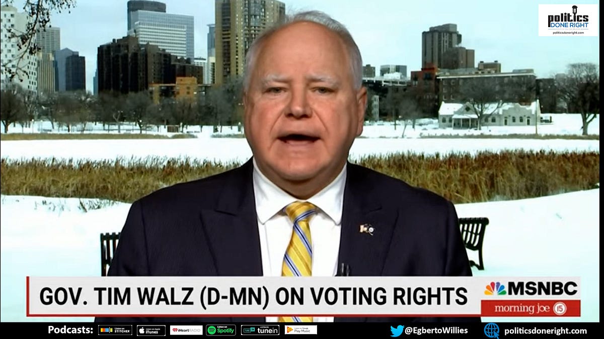 Minnesota Governor Tim Walz wants Democrats to think big and do big